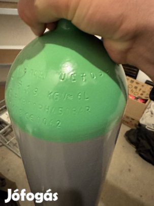 Buvár palack 6L 300bár  Pcp palack