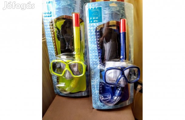 Búvár uszony- békaláb pipa-csutora és szemüveg komplett Eredeti Csomag