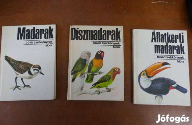 Búvár zsebkönyvek 3 darab egyben eladó