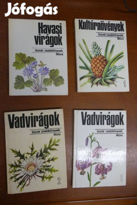 Búvár zsebkönyvek 4 darab egyben eladó