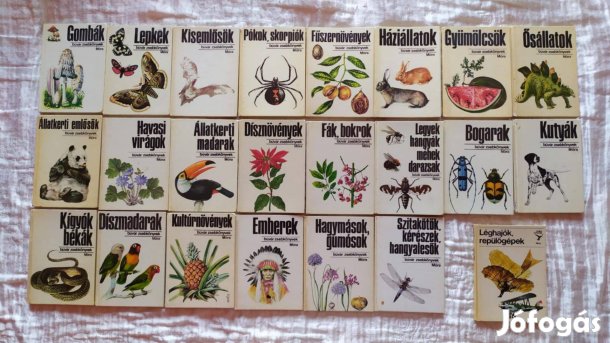 Búvár zsebkönyvek (22+1 db)