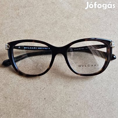 Bvlgari 4140-B 504 teknős 52 mm-es keret teljesen új eredeti