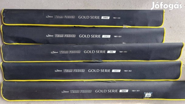 By Döme TEAM Feeder Gold Serie horgászbotok több méretben