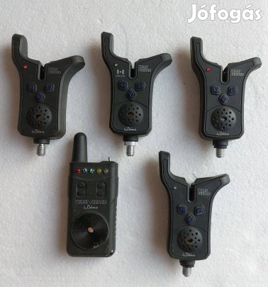 By Döme TEAM Feeder Kapásjelző készlet távvezérlővel 4+1 darabos
