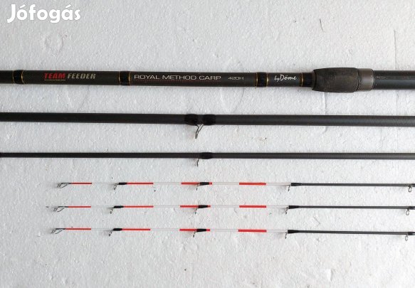 By Döme TEAM Feeder Royal Method Carp 420H horgászbotok
