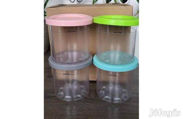 Bykitchen Creami 4 db-os fagylalttartó doboz