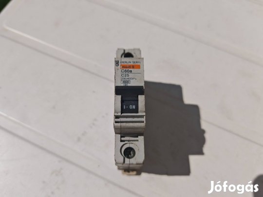 C60A C25 Merlin Gerin kismegszakíto 