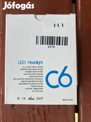 C6 LED izzópár H1