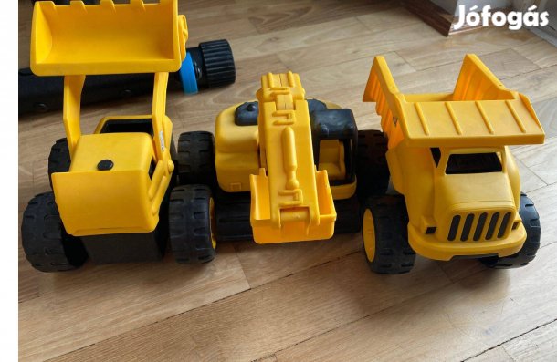 CAT munkagépek szett, nagy játékautó szett