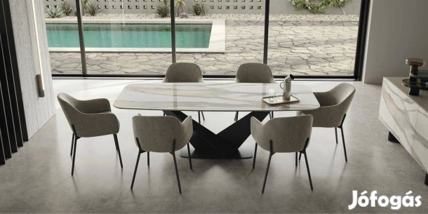 CA - Zenith (bézs-antracit) modern olasz étkező és nappali Akció!