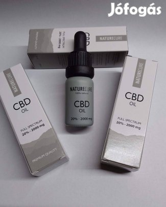 CBD olaj 20% Full Spectrum Holland premium minőség Naturecure CBD oil