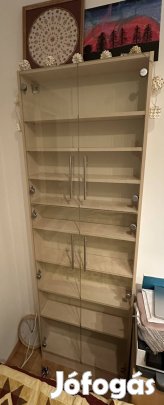 CD/DVD/Könyvszekrény üveges, nagyon szép kivitelű