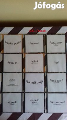 CD/DVD lemezek(zenei, filmek, játékok)