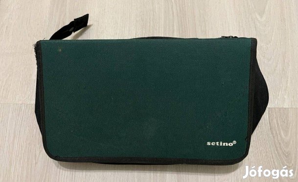 CD / DVD / Blu ray hordozható táska 160 db férőhellyel