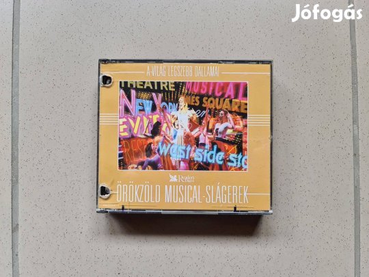 CD lemez A világ legszebb dallamai - örökzöld musical-slágerek