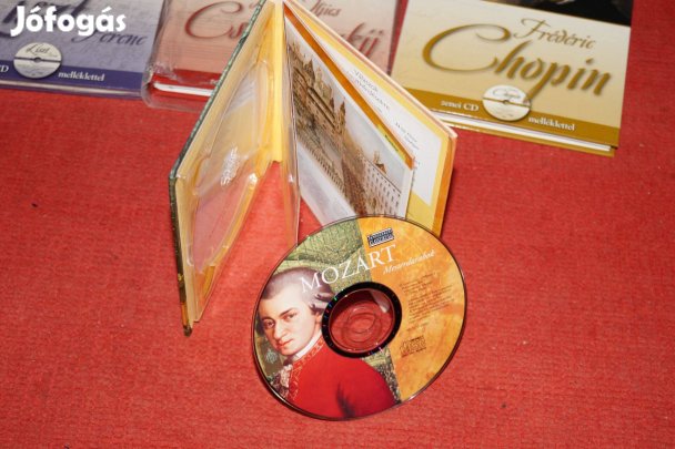 CD lemez Mozart Bach Beethoven Liszt Chopin Haydn Vivaldi Brahms