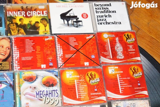 CD lemez Vangelis Kitaro mega hits disco Robbie Williams Boys 2 men