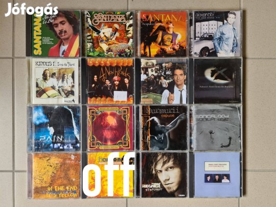 CD lemez album, best of, filmzene gyűjtemény 145 db