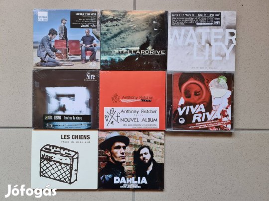 CD lemez gyűjtemény Francia előadók albumai
