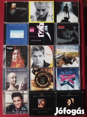 CD lemezek vegyesen 