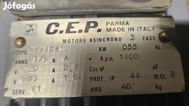 CEP olasz villany motor