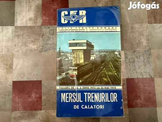 CFR Román Vasúti Menetrend 1973 - 1974