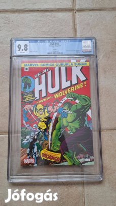 CGC 9.8 - Hulk #181- tokozott képregény - Hulk vs Wolverine - Török