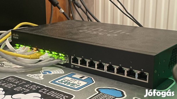 CISCO SG100-16 Gigabit, Plug&Play, Passzív Switch