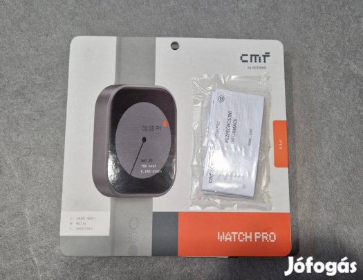 CMF by Nothing Watch Pro okosóra, új - 2027 márciusig garanciás