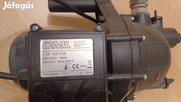 CMI C-GP 800 FOB kerti szivattyú eladó
