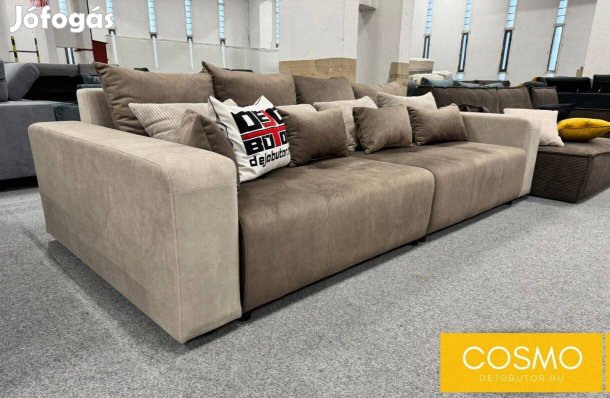COSMO L kanapé ülőgarnitúra 140x290 cm ágyazható selyem bronz bútor