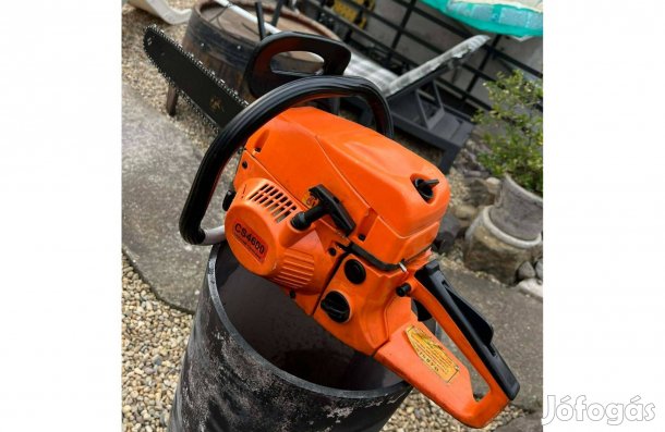 CS4600 motorosfűrész, 46cm3, 2,5LE teljesítményű benzines láncfűrész