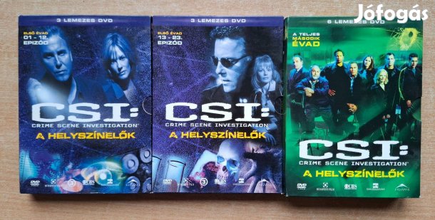 CSI:A helyszínelők 1-2. Évad (2000-2001) Slipcase DVD