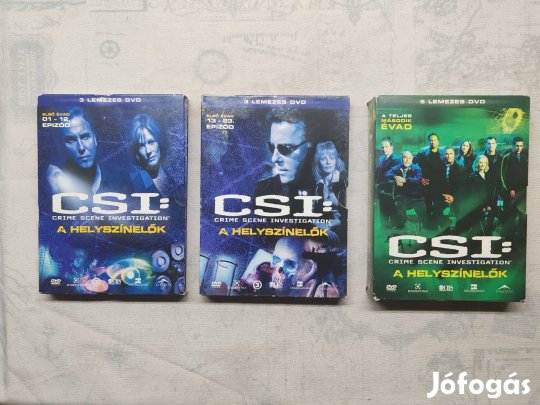 CSI - A helyszínelők 1-2 évad (12 DVD)