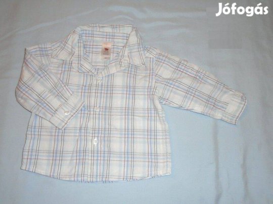 C&A Baby Club kockás hosszú ujjú ing 3-6 hó (méret 68)