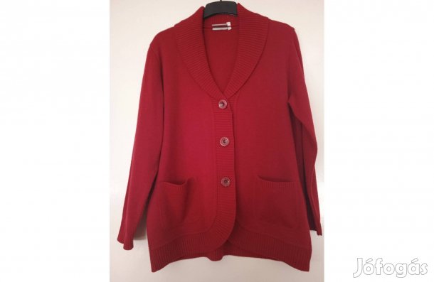 C&A Canda piros kardigán, M-es