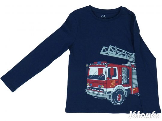 C&A Új (címkés) Fiú Hosszú ujjú felső (Méret: 128)