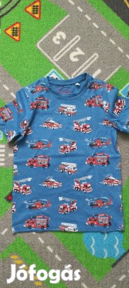 C&A fiú rövid ujjú póló, tűzoltós, 134