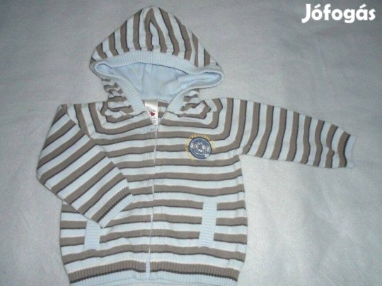 C&A kapucnis cipzáras pulóver kardigán 3-6 hó (méret 68)