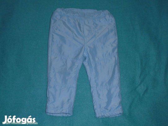 C&A kék és polár béléses nadrág 9-12 hó (méret 80)