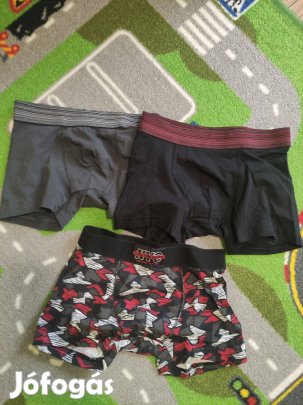C&A kisfiú boxer alsónadrág csomag (3 db-os) 122/128 Új
