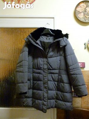 C&A női szörmés téli kabát 54-es