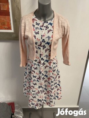 C&A pamut nyári ruha es kardigán 