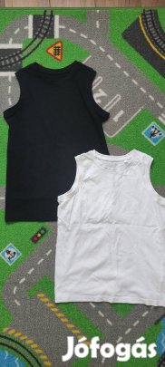 C&A pamut ujjatlan póló, trikó csomag fiú 134/140 Új