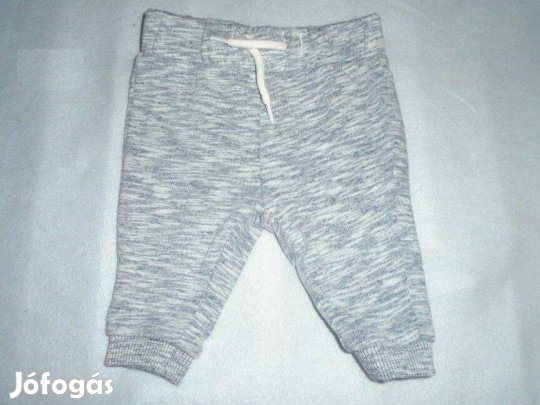 C&A szürke jogger pamut nadrág 3-6 hó (méret 68)