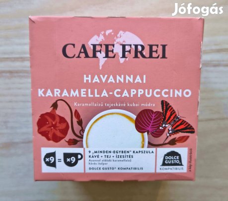 Cafe Frei Havannai karamella-cappuccino kapszula 9 db Új