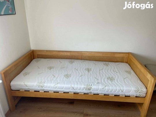 Cahors keményfa ágy + matrac (90X200cm)