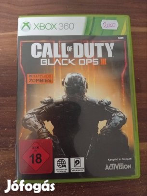 Call of Duty Black Ops 3 liveos Xbox 360 játék 