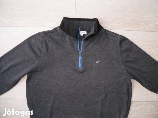 Calvin Klein Golf cipzáras nyakú pulóver (L)