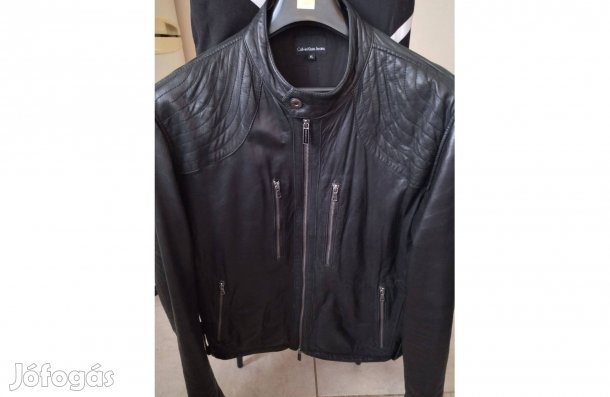 Calvin Klein bőrkabát, valódi bőr